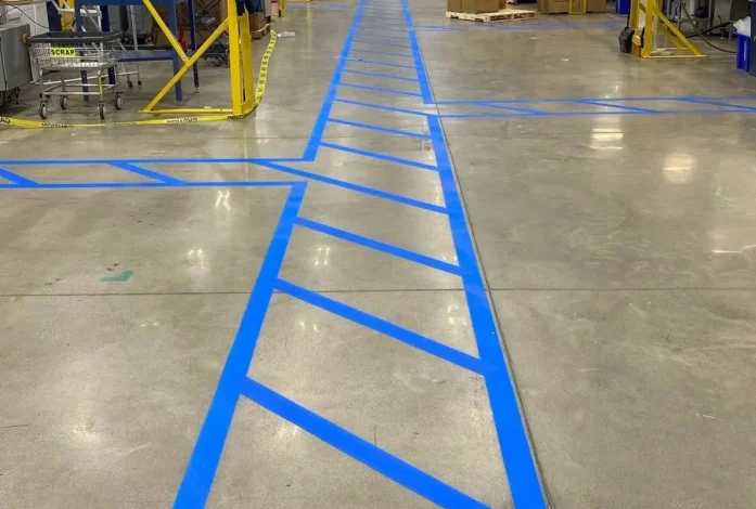 Multicomponent Industrial Striping