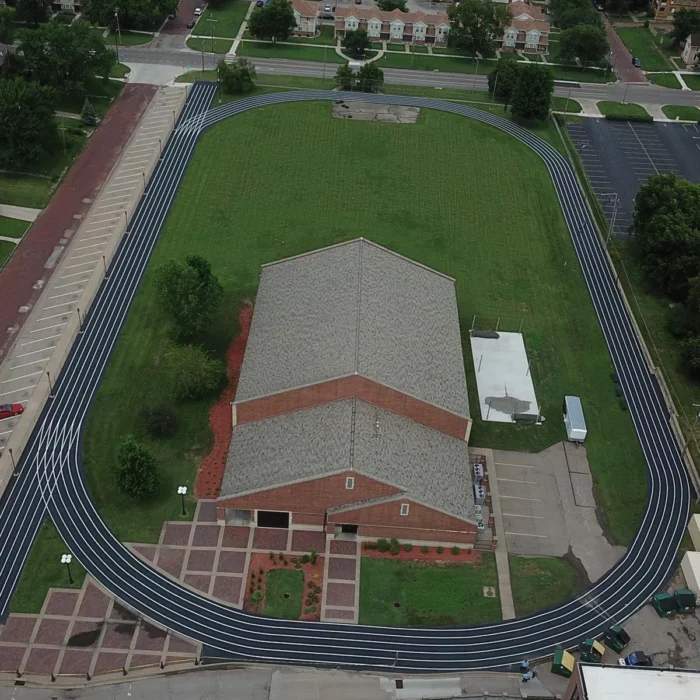 Athletic Track Line Striping