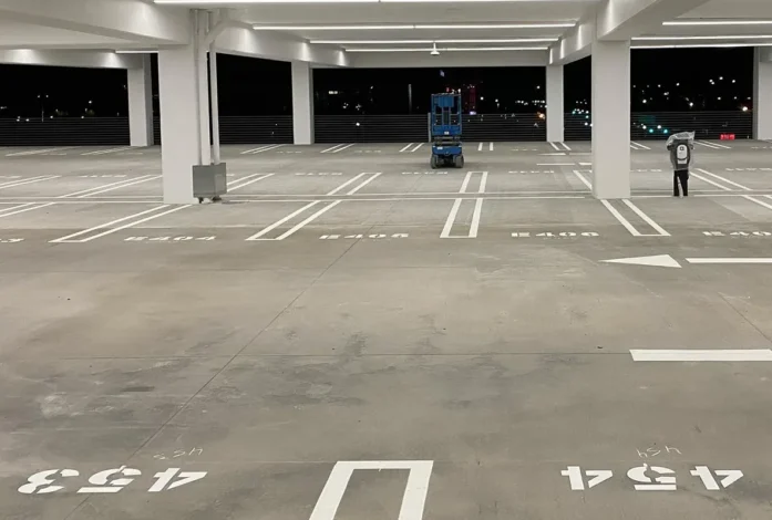 Parking Garage Striping And Marking